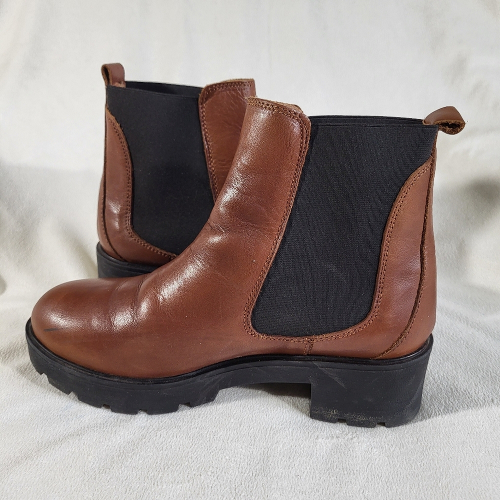 Enzo Tesoti Made In Spain Chelsea Leather Boots Size 38 EU / 8 US - Picture 5 of 9